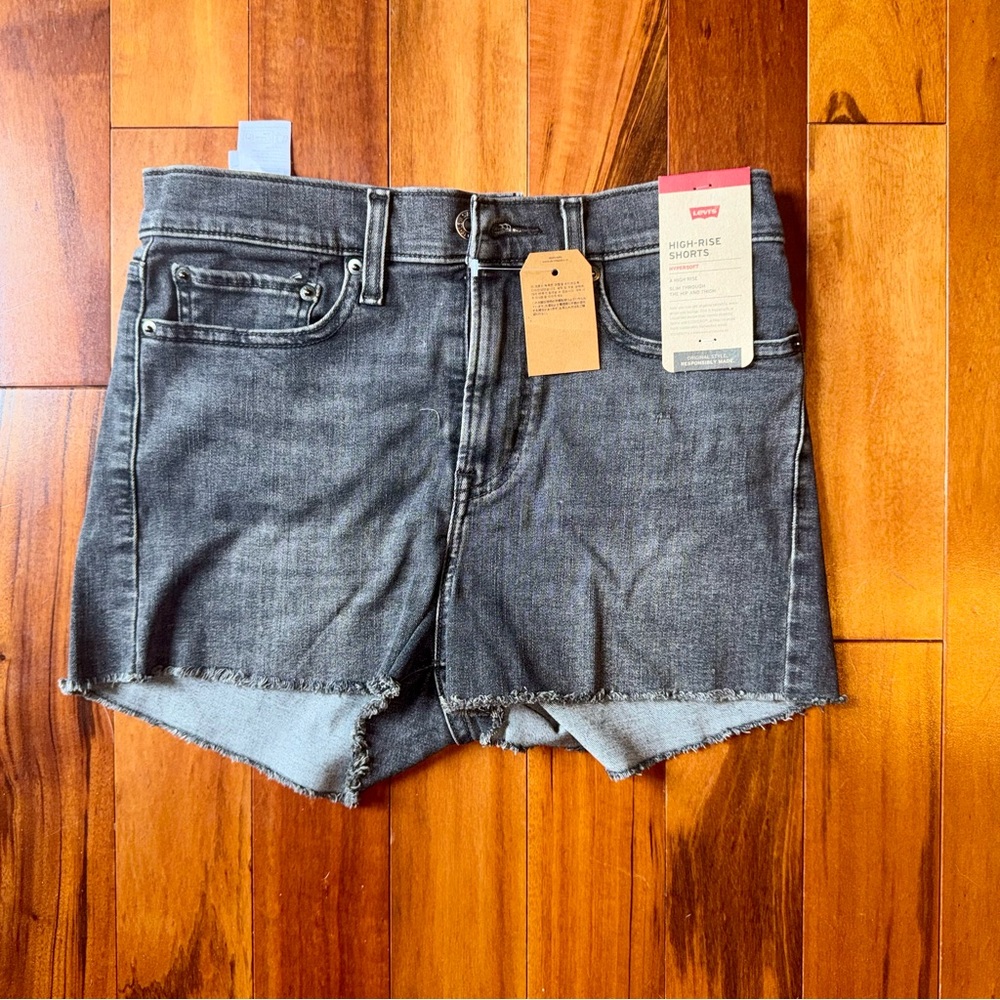 Levi's Women's Black Denim Shorts